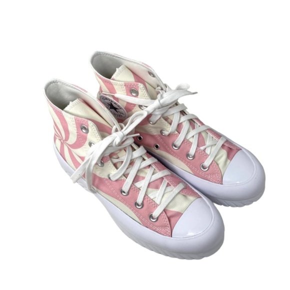 Converse Chuck Taylor Lugged 2.0 Shoes Pink Candy High Top Canvas Women A10020C - Picture 4 of 10